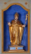 Statue-reliquaire : saint Eloi (?), évêque