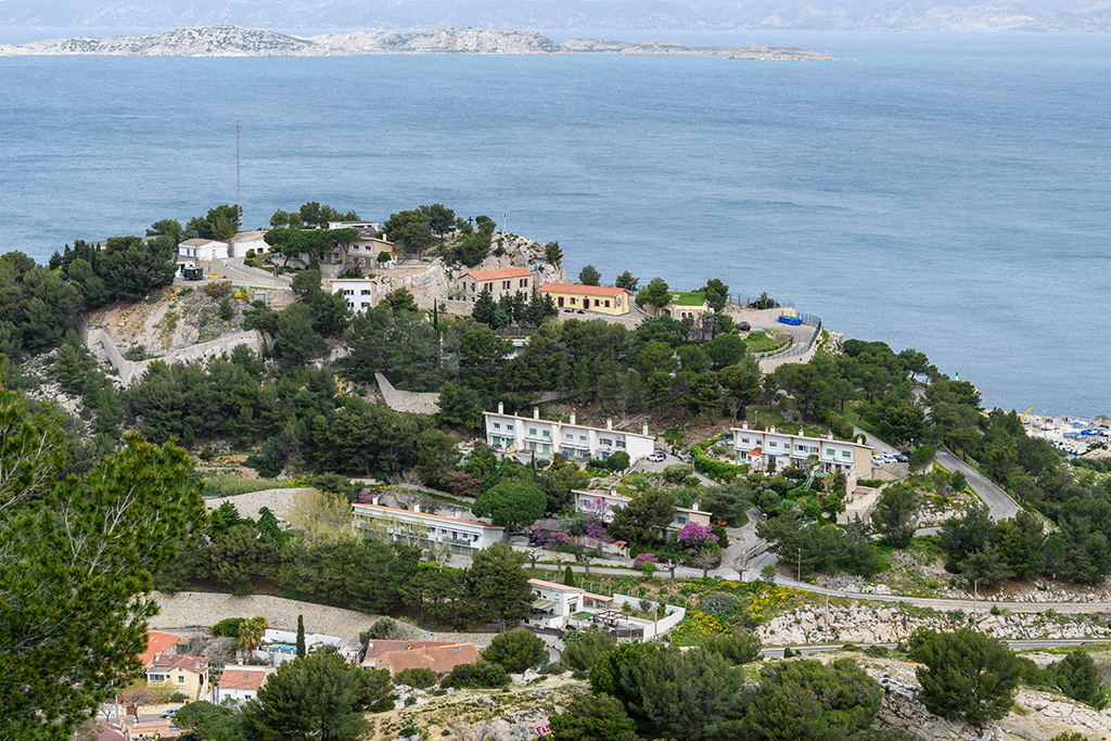 Mont-Rose, vue d'ensemble prise du sud-est