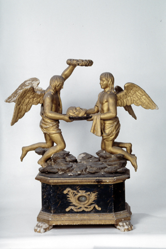 groupe sculpté-reliquaire : Saint Jean Baptiste