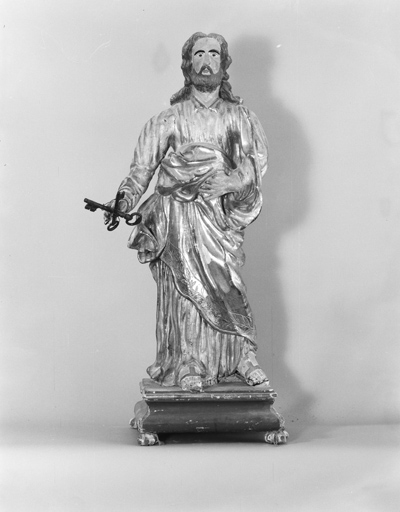 statue (petite nature) de saint Pierre