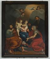 Tableau, cadre : Sainte Famille