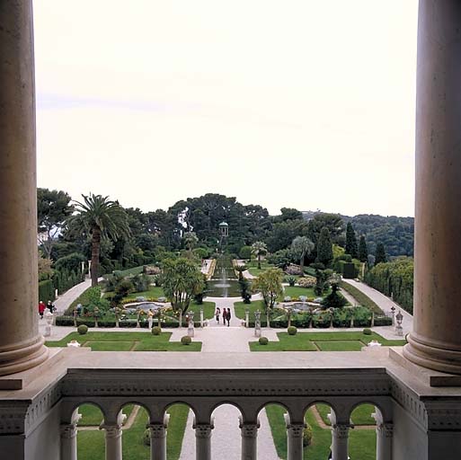 jardin d'agrément dit Jardin à la française de la Villa Ile-de-France