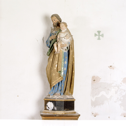 statue (petite nature) : Saint Joseph