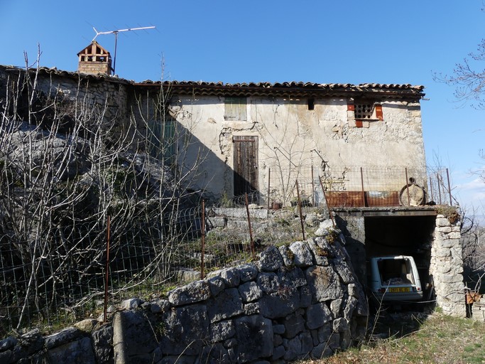 Bâtiment du logis. Elévation sud.