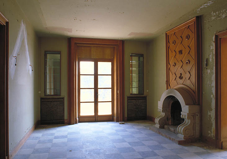 Rez-de-chaussée. Hall Ac. Vue d'ensemble prise vers le sud.