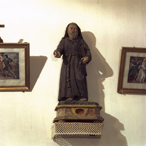 statue-reliquaire : Saint Antoine abbé