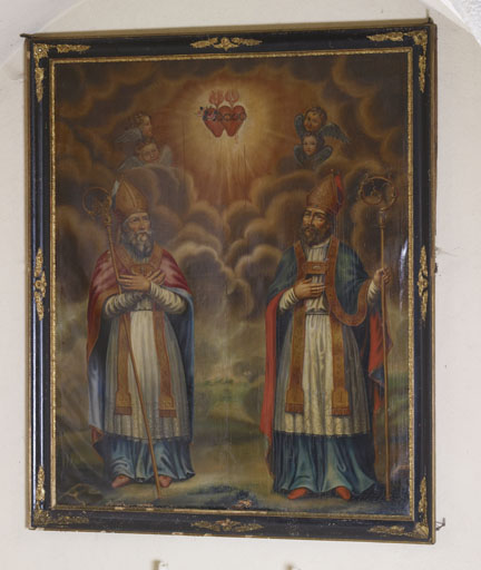 tableau : Saint Martin et saint Domnin