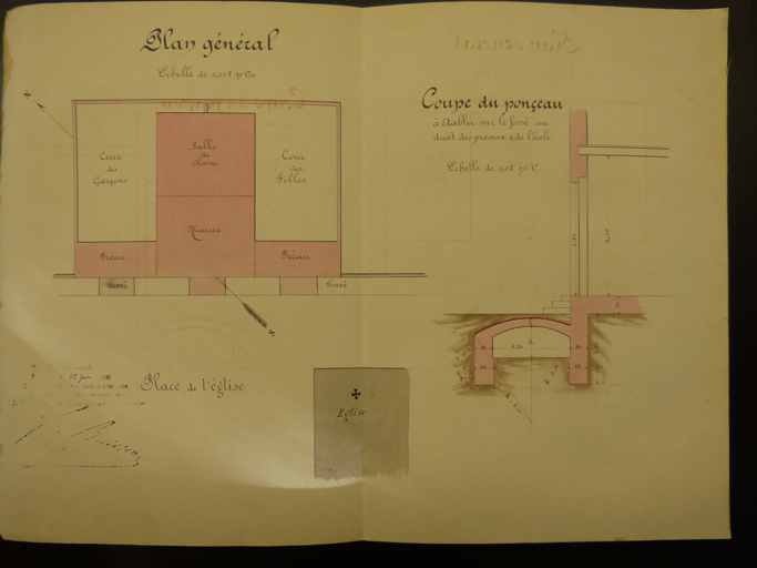 mairie-école, actuellement école