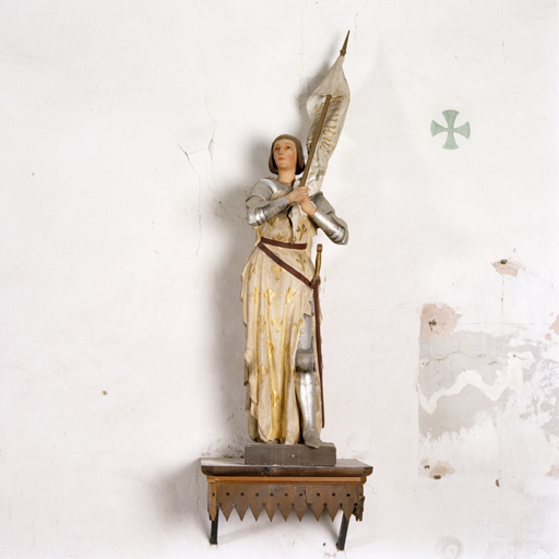 statue (petite nature) : Sainte Jeanne d'Arc