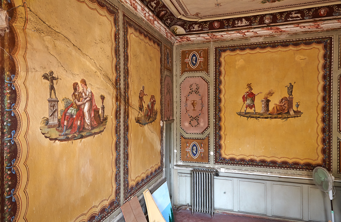 Peintures monumentales (décor intérieur) de l'hôtel d'Adhémar de Lantagnac