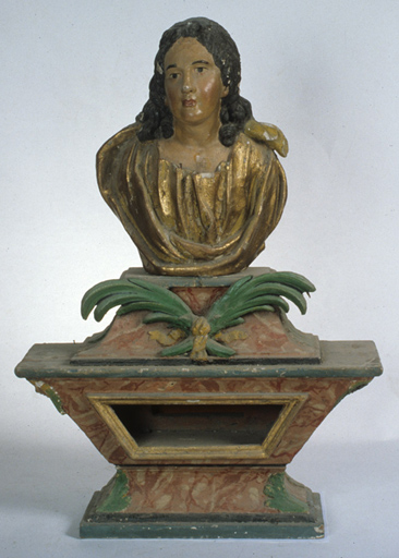 bustes-reliquaires (2) : Saint Illuminé, Sainte Christine