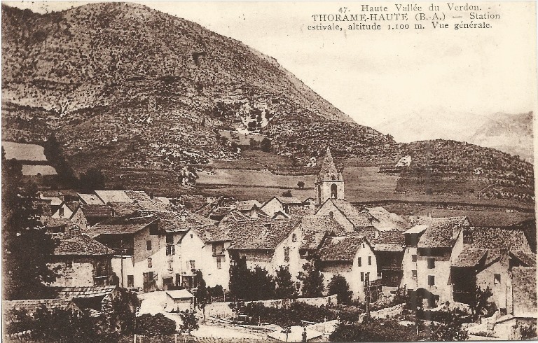 47. Haute Vallée du Verdon. - / THORAME-HAUTE (B.-A.) - Station / estivale, altitude 1.100 m. Vue générale.