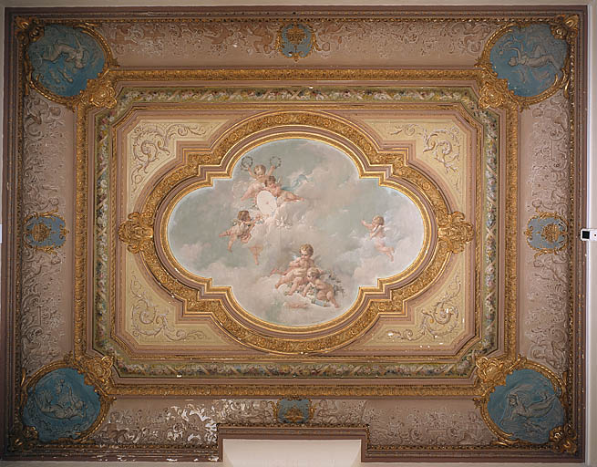 plafond, reliefs et peinture monumentale (N° 2)