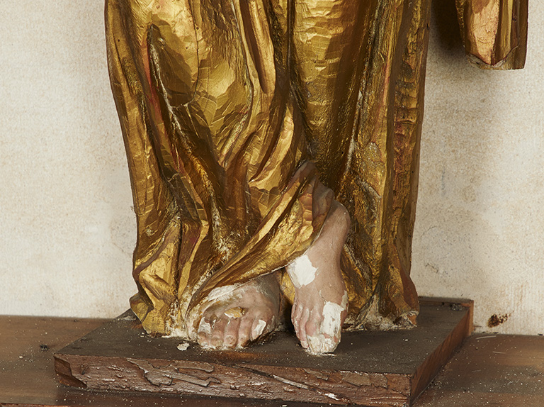 Statue (demi-nature) : saint Joseph (?)