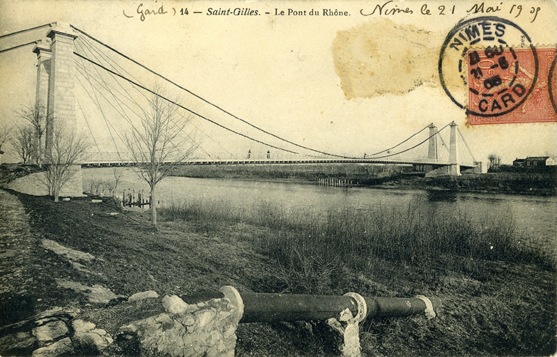 pont suspendu de Saint-Gilles