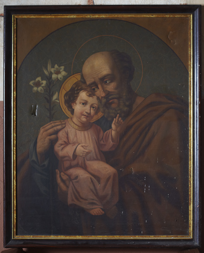 Tableau : saint Joseph et l'Enfant