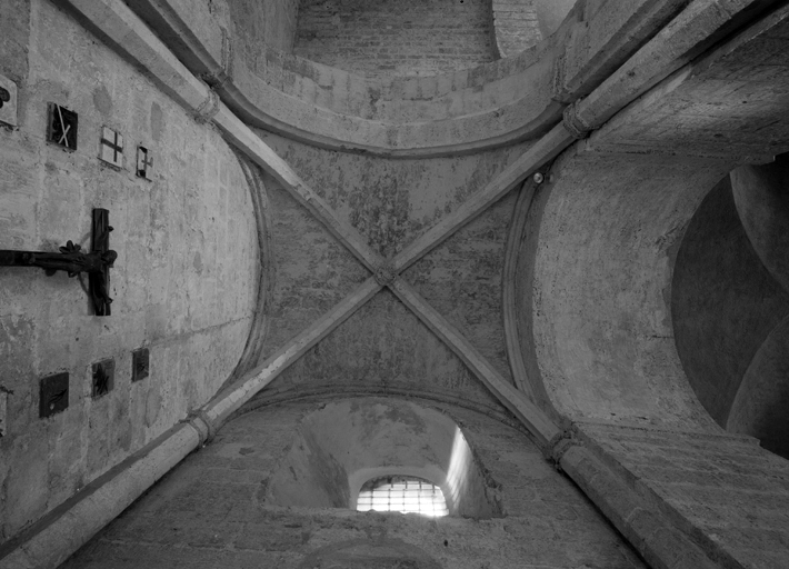 Vue géométrale des voûtes, chapelle.