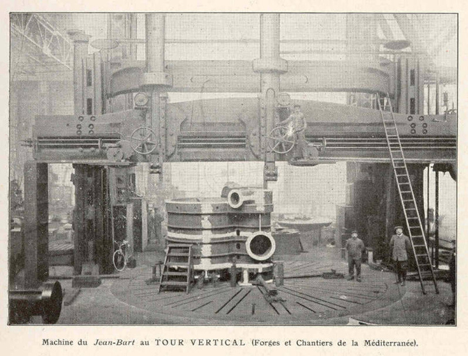 atelier de fabrication et de réparation dit atelier des turbines puis de mécanique des chantiers navals