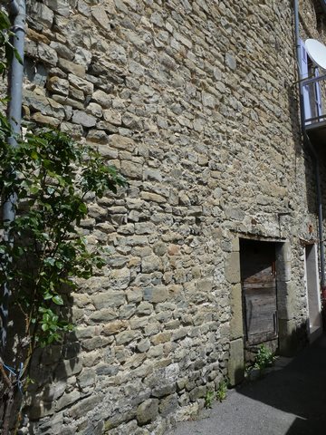 Elévation sud, partie basse.