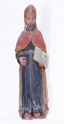 statue (petite nature) : Saint François de Sales