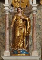 Statue (petite nature) : Vierge dite de l'Immaculée Conception