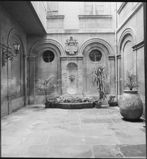 Hôtel de Jocas. Fontaine de la cour