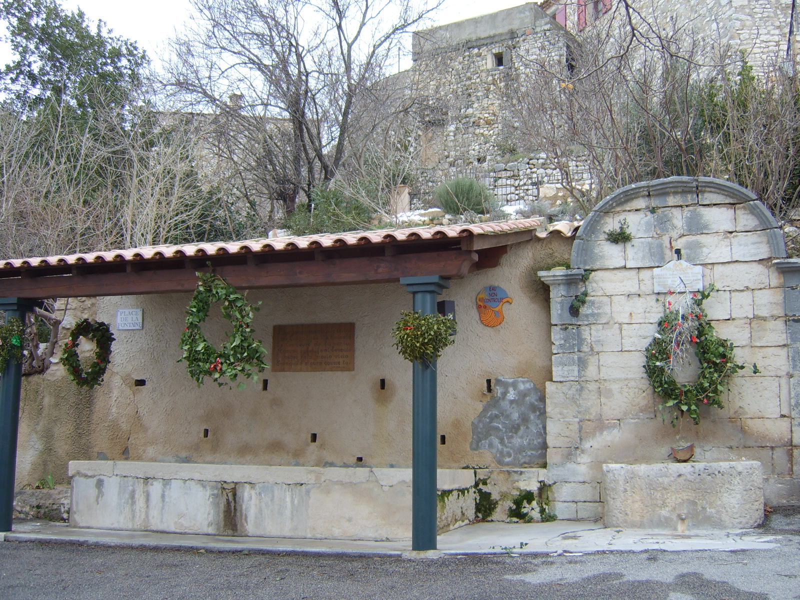 Fontaine et lavoir