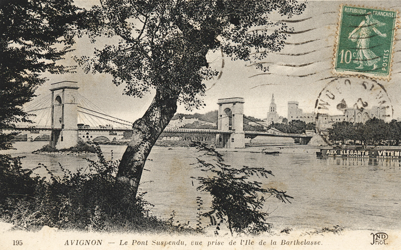 pont suspendu d'Avignon