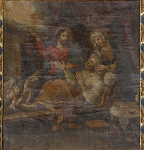 tableau d'autel : Mort de saint Joseph