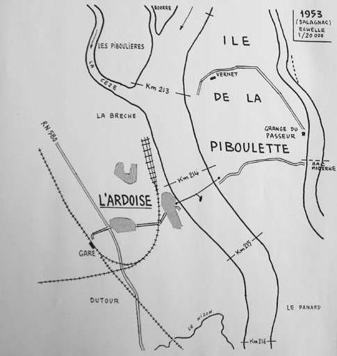 bac de Codolet ou de l'Ardoise, bacs à traille de l'Ardoise et de la Berlie