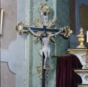 croix d'autel, statue : Christ en croix (n° 1)