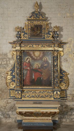 ensemble de l'autel de saint Joseph