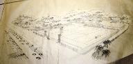 Projet de stade et de tennis à la Croisette - vers 1960 -