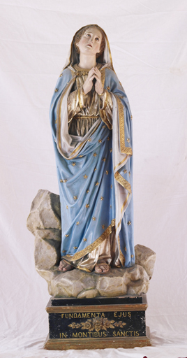 statue (petite nature) : Vierge de l'Assomption