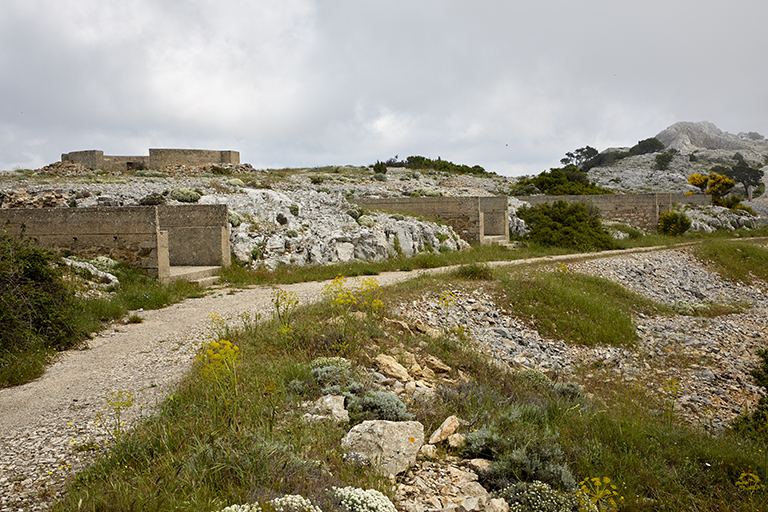 batterie annexe ouest du Mont Caume