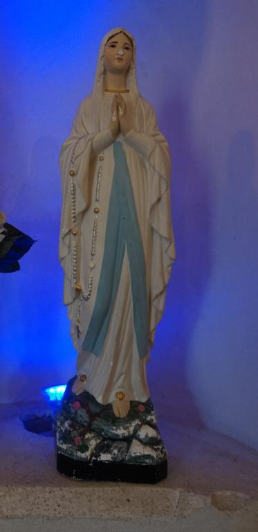 Statue (statuette) : Vierge dite Notre-Dame de Lourdes