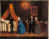 tableau, ex-voto : Demande de guérison de Jean-Baptiste-Martin Goutant