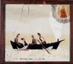 ex-voto, tableau : Pêcheur mordu par un dauphin
