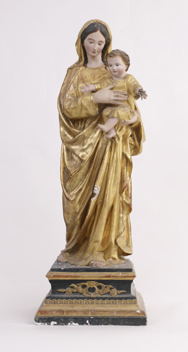 statue (petite nature) : Vierge à l'Enfant