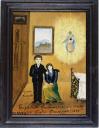 ex-voto, tableau : Couple dans une chambre, Guglielmetti