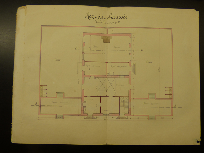 mairie-école, actuellement école