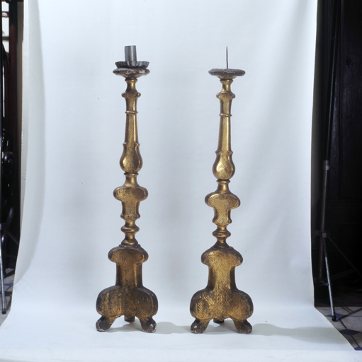 ensemble de 6 chandeliers d'autel (No 3)