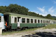 Matériel de transport ferroviaire : ensemble de 3 voitures à voyageurs de la série USI B10t