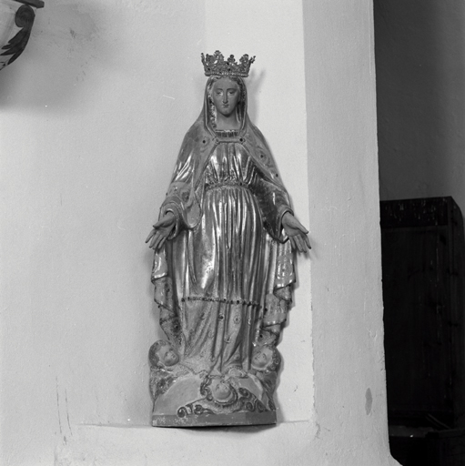 ensemble de 2 statues : L'Immaculée Conception, Saint Joseph