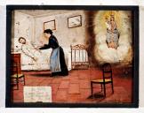 ex-voto, tableau : Demande de guérison d'un homme (N° 4)