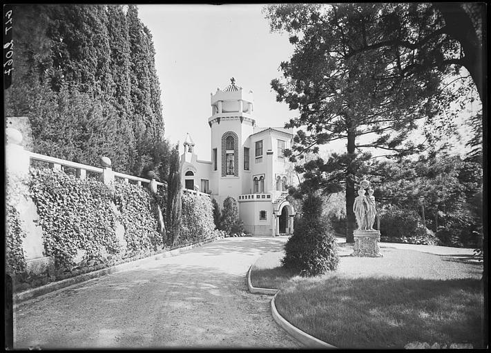 jardin d'agrément de la villa Le Lys rouge
