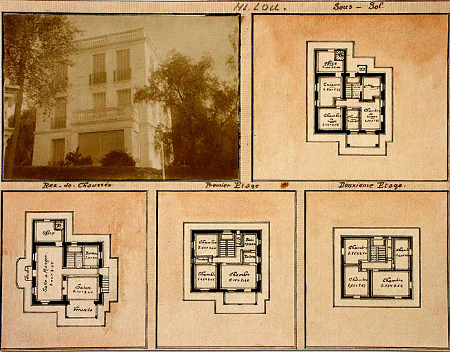 maison de villégiature dite Villa Eugénie, puis Villa Mi-Lou, puis Villa Drareg