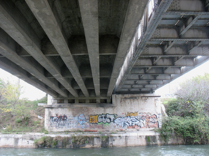 pont ferroviaire, anciennement pont de la Floride