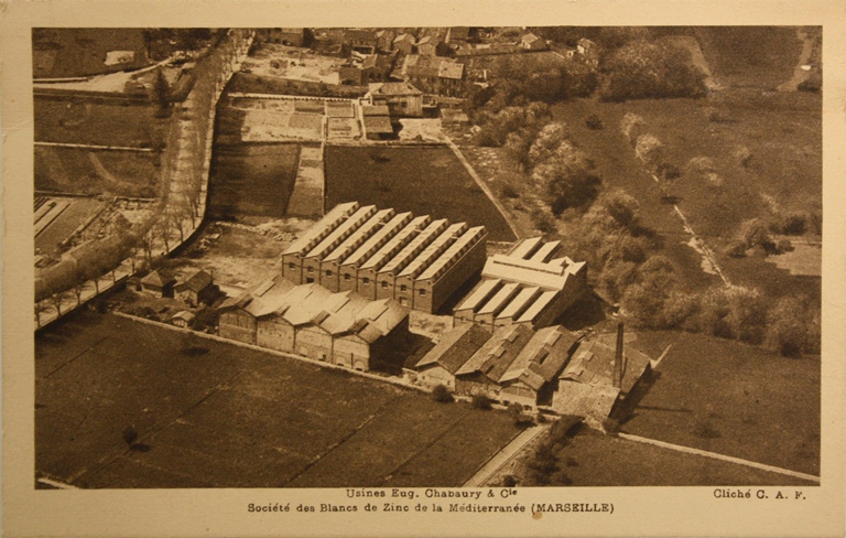 usine de produits chimiques (usine d'oxyde de zinc) de la société des Blancs de Zinc puis usine de peinture et de vernis Somefor