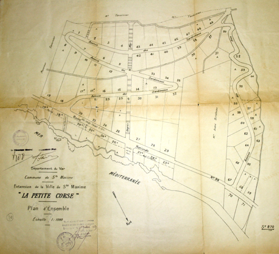 Lotissement des Sardinaux ou de la Petite Corse